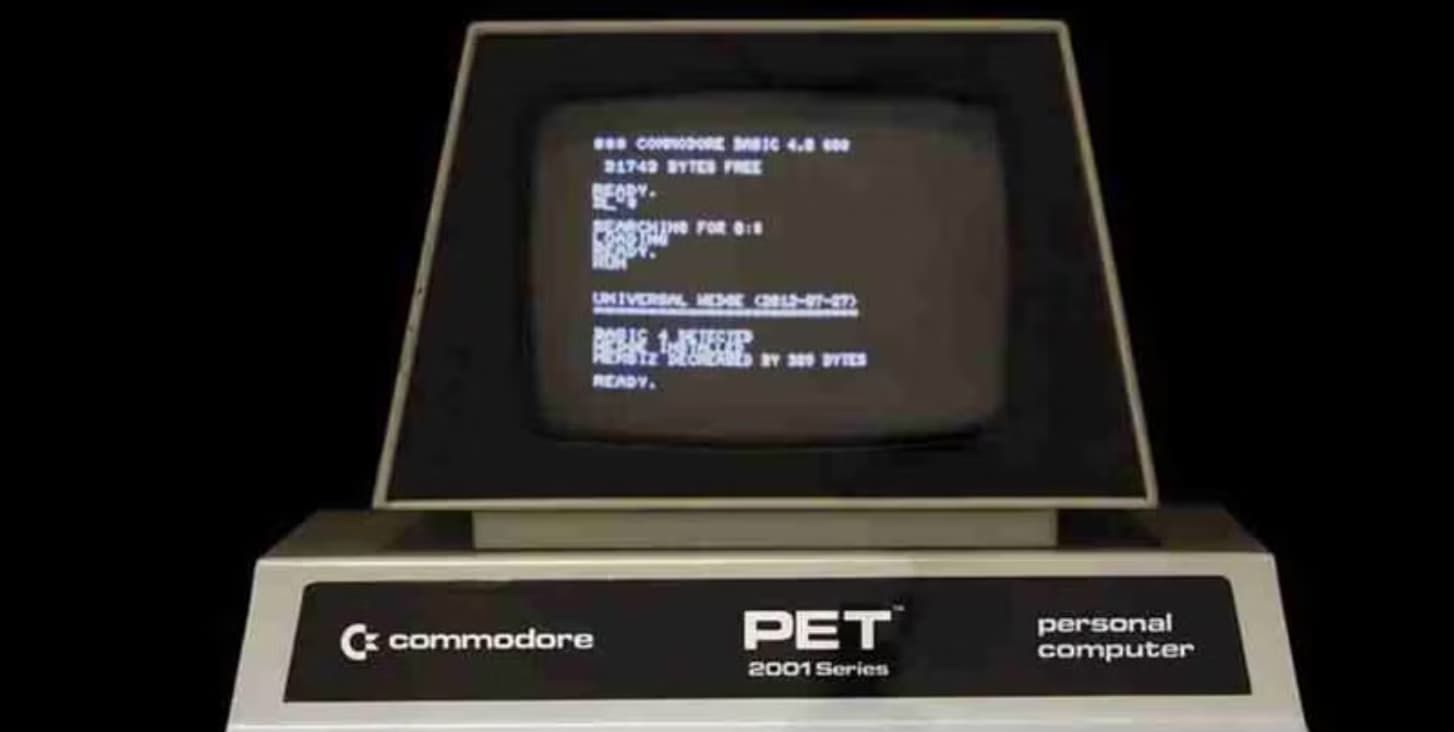 The Commodore PET, date unknown. 